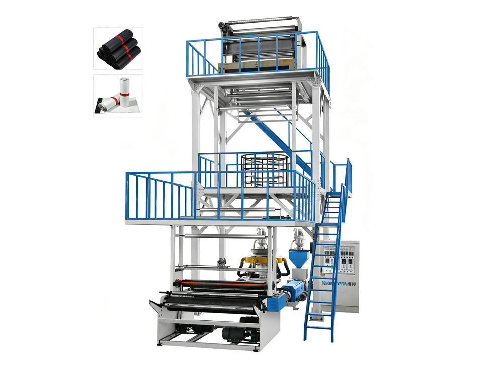 Two layer film blowing machine